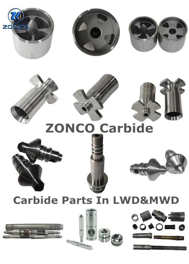 Mwd Lwd Mud Motor Mud Pluser OEM Customizable Tungsten Carbide Components Cemented Carbide Parts